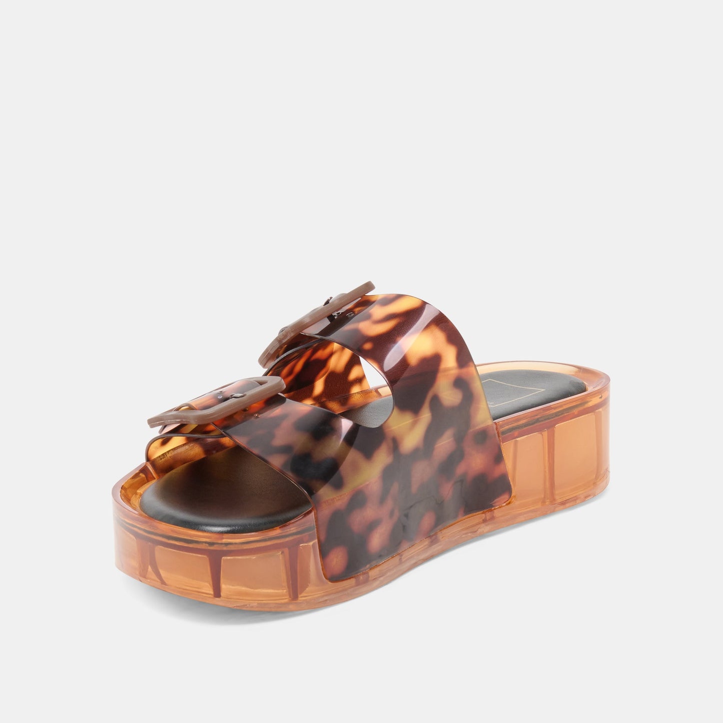 JULIO X Tortoise Vinyl Jelly Platform Sandals Dolce Vita Sale