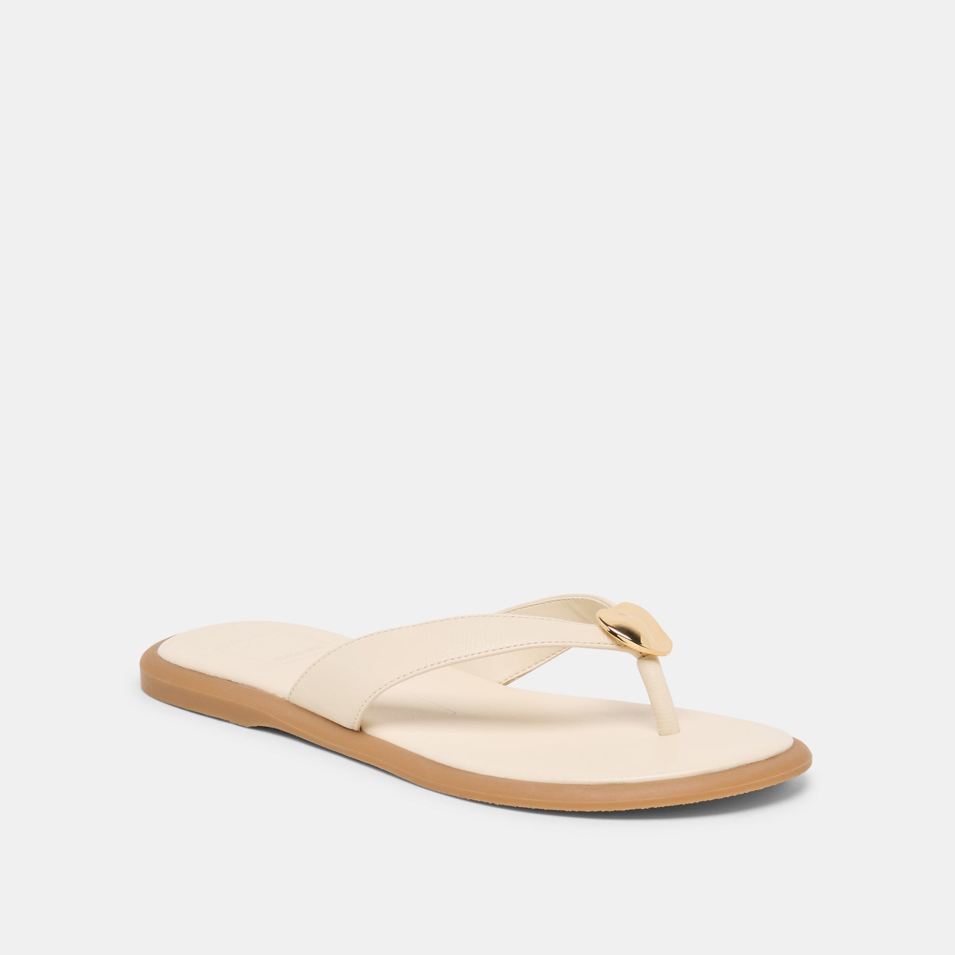 Jaina Bone Leather Sandals Dolce Vita Discount