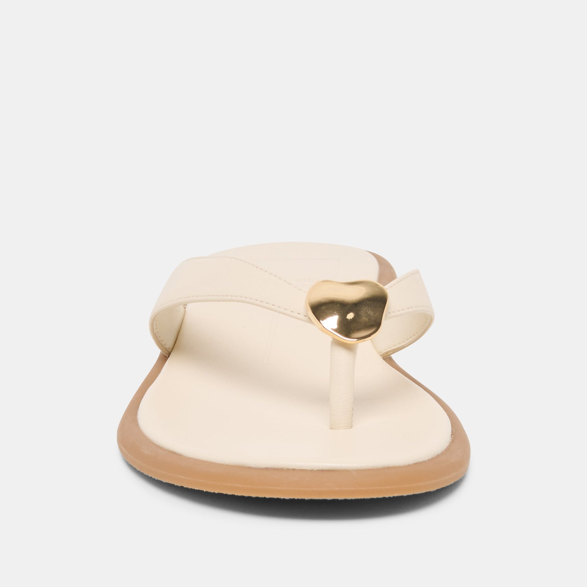 Jaina Bone Leather Sandals Dolce Vita Discount