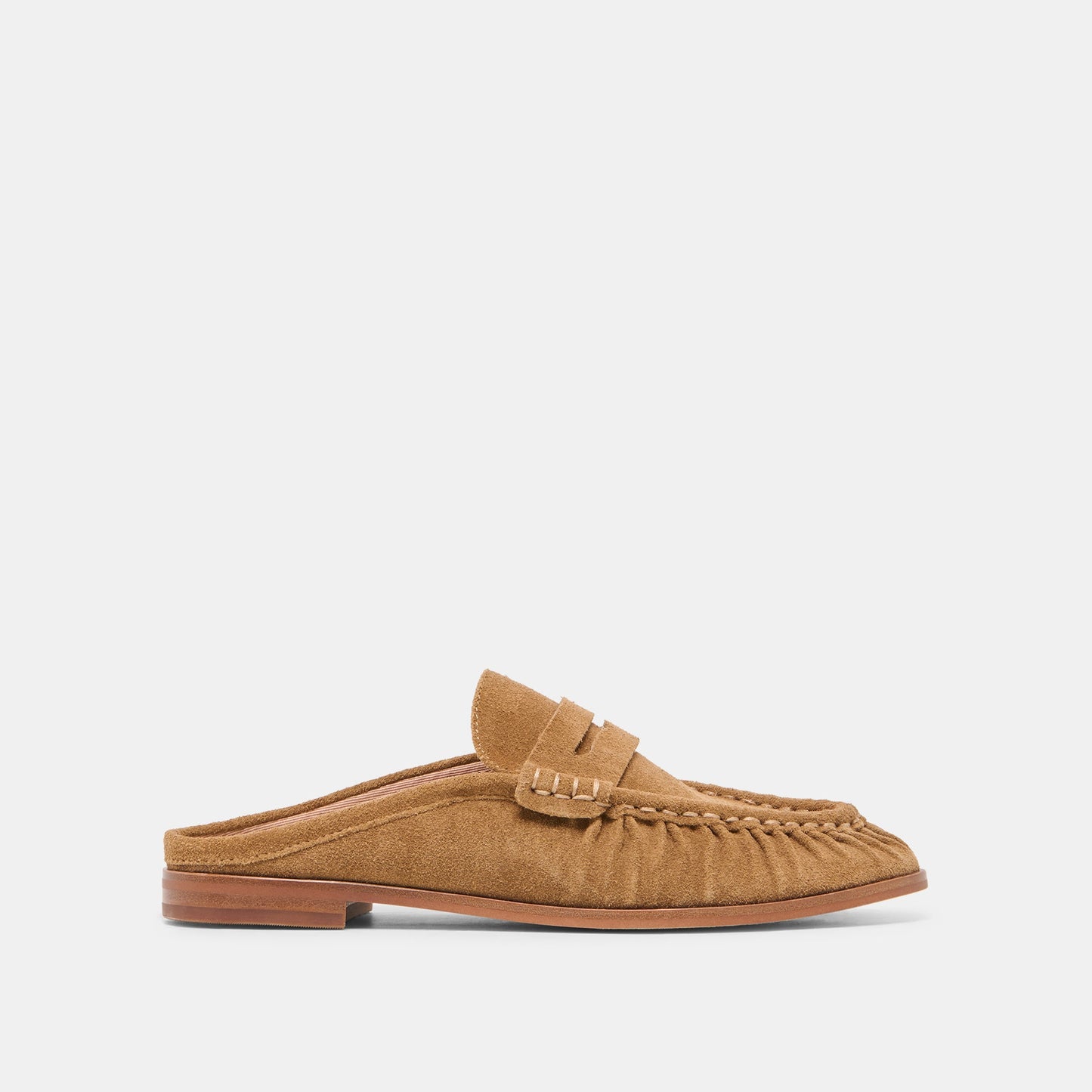 BETZY Lt Brown Suede Closed-Toe Slip-On Loafers Dolce Vita Sale