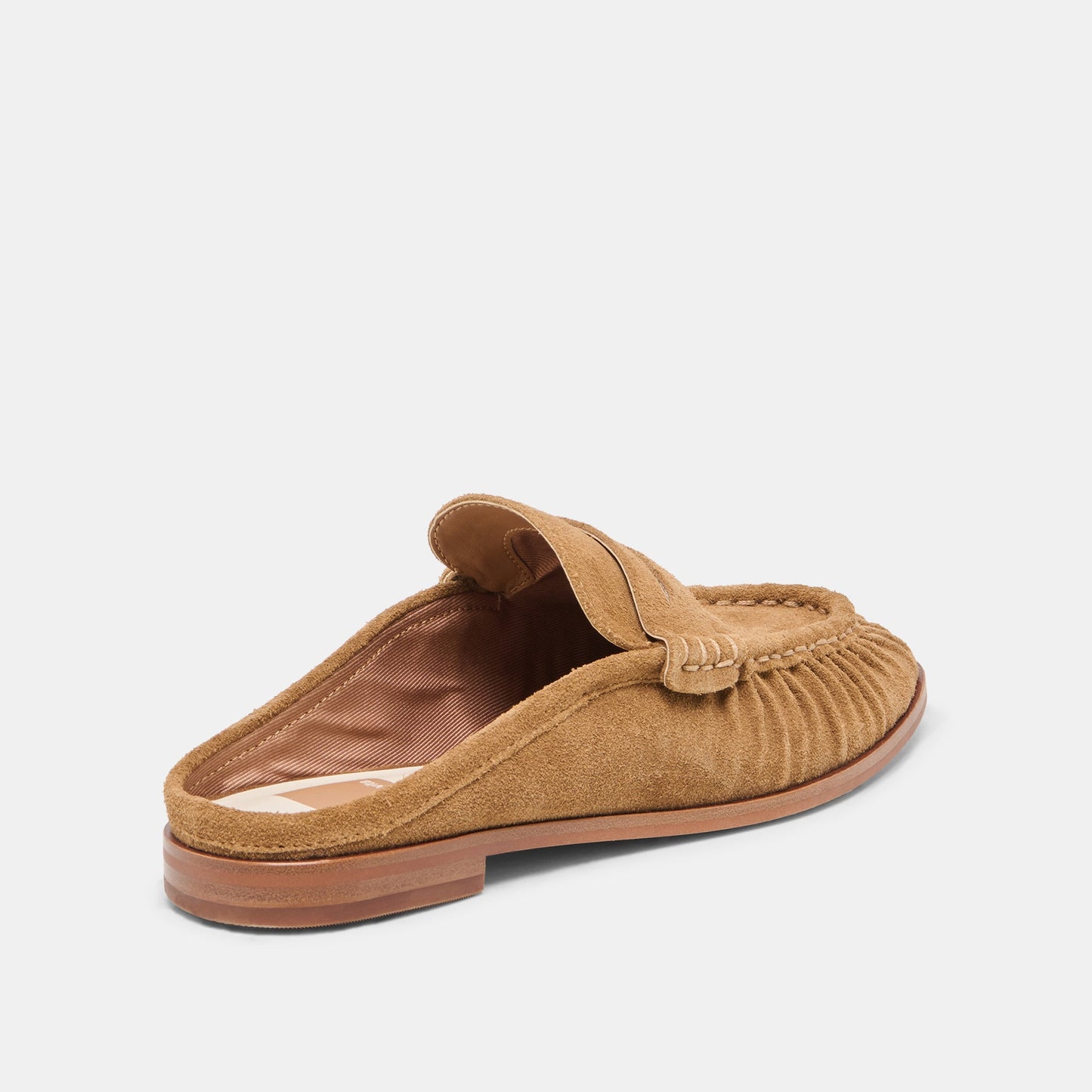BETZY Lt Brown Suede Closed-Toe Slip-On Loafers Dolce Vita Sale