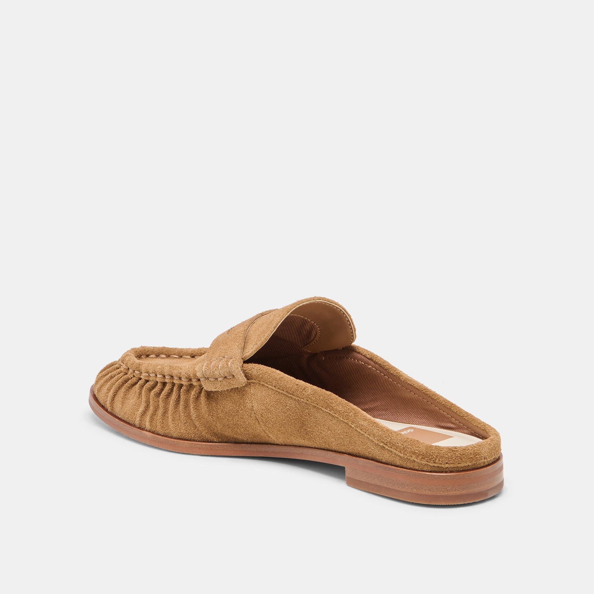 BETZY Lt Brown Suede Closed-Toe Slip-On Loafers Dolce Vita Sale