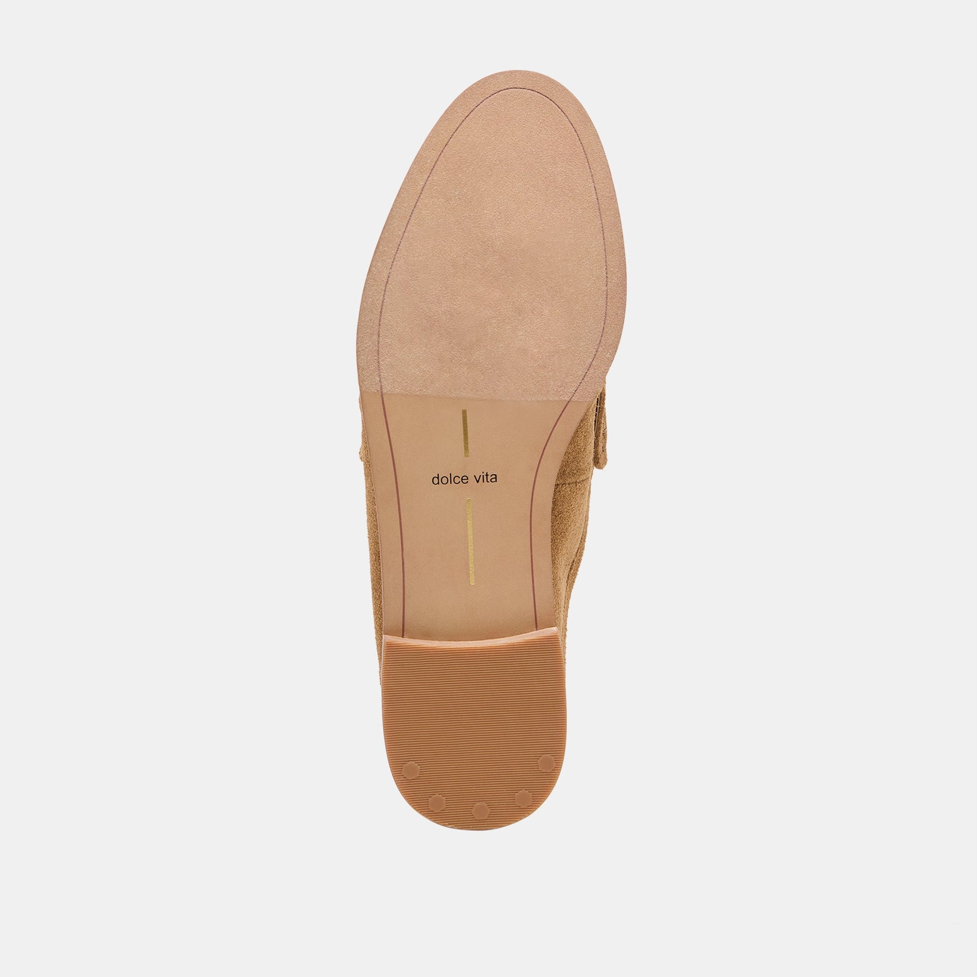 BETZY Lt Brown Suede Closed-Toe Slip-On Loafers Dolce Vita Sale