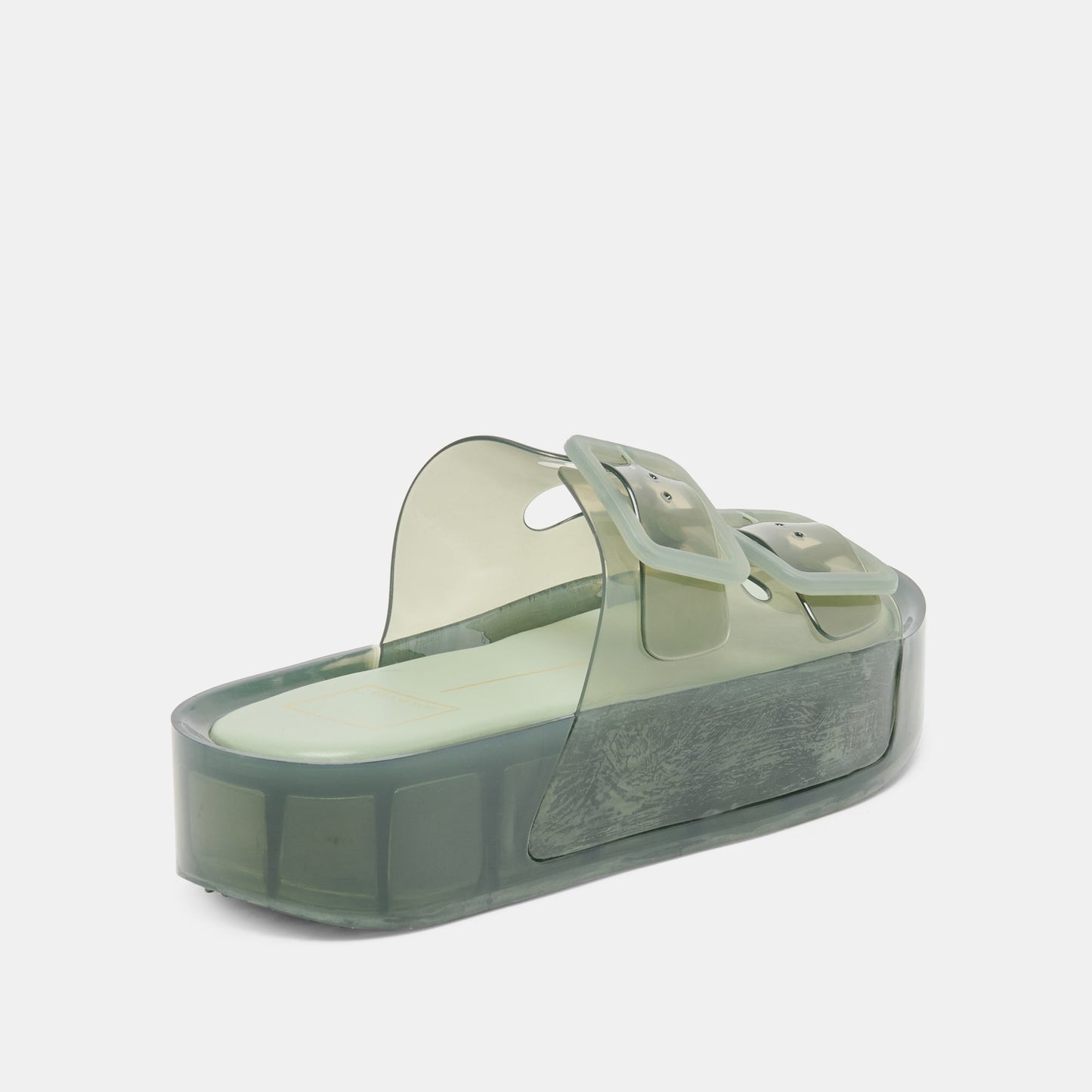 JULIO X Olive Vinyl Jelly Platform Sandals Dolce Vita Outlet