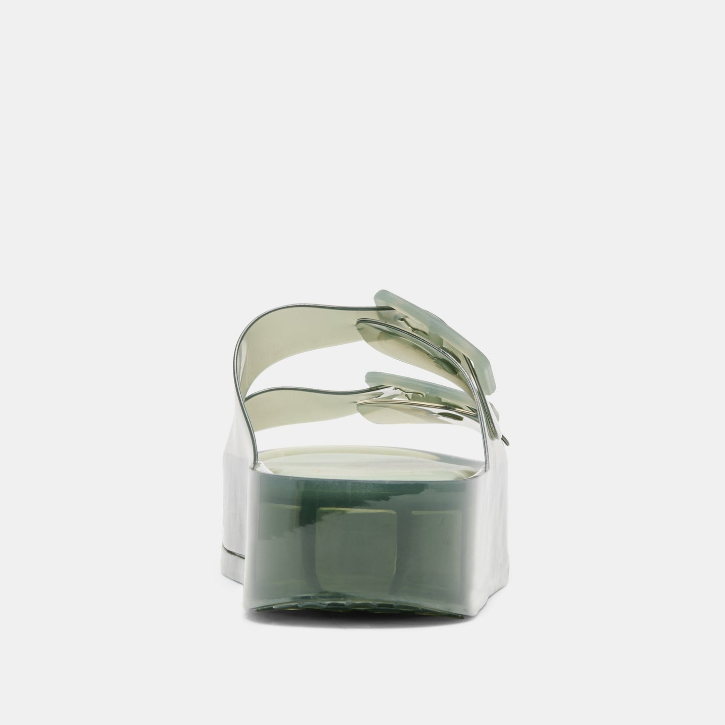 JULIO X Olive Vinyl Jelly Platform Sandals Dolce Vita Outlet