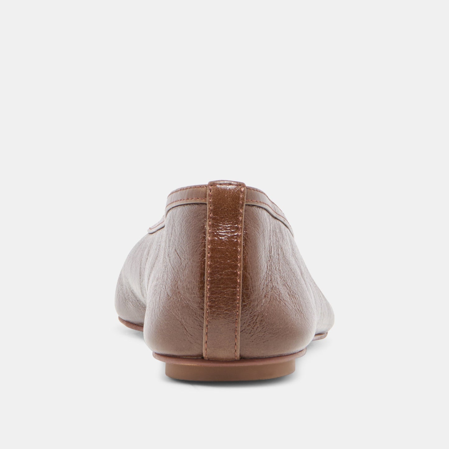 CARET Russet Leather Pointed-Toe Ballet Flats Dolce Vita New