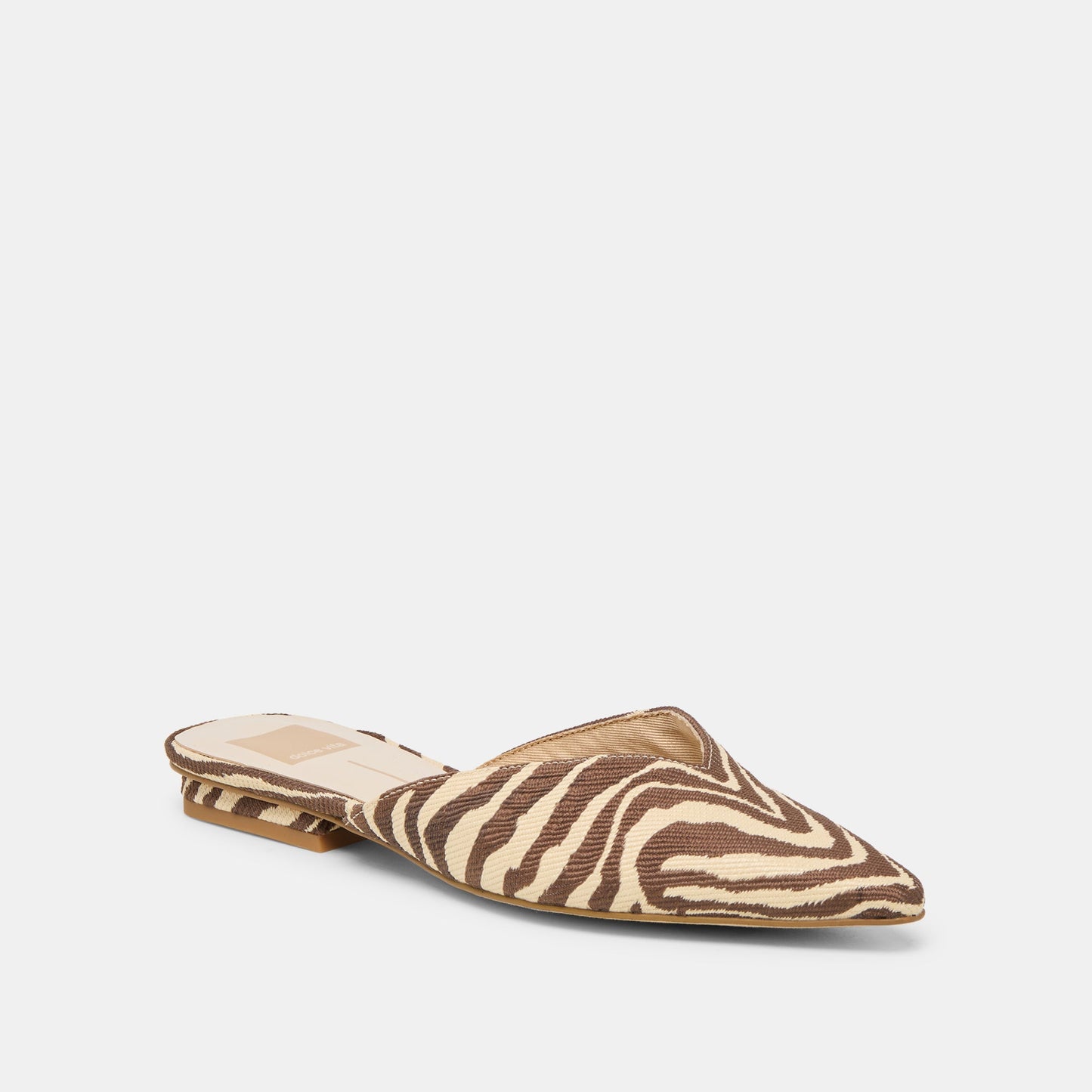 Elm Beige Zebra Raffia Flats Dolce Vita Discount