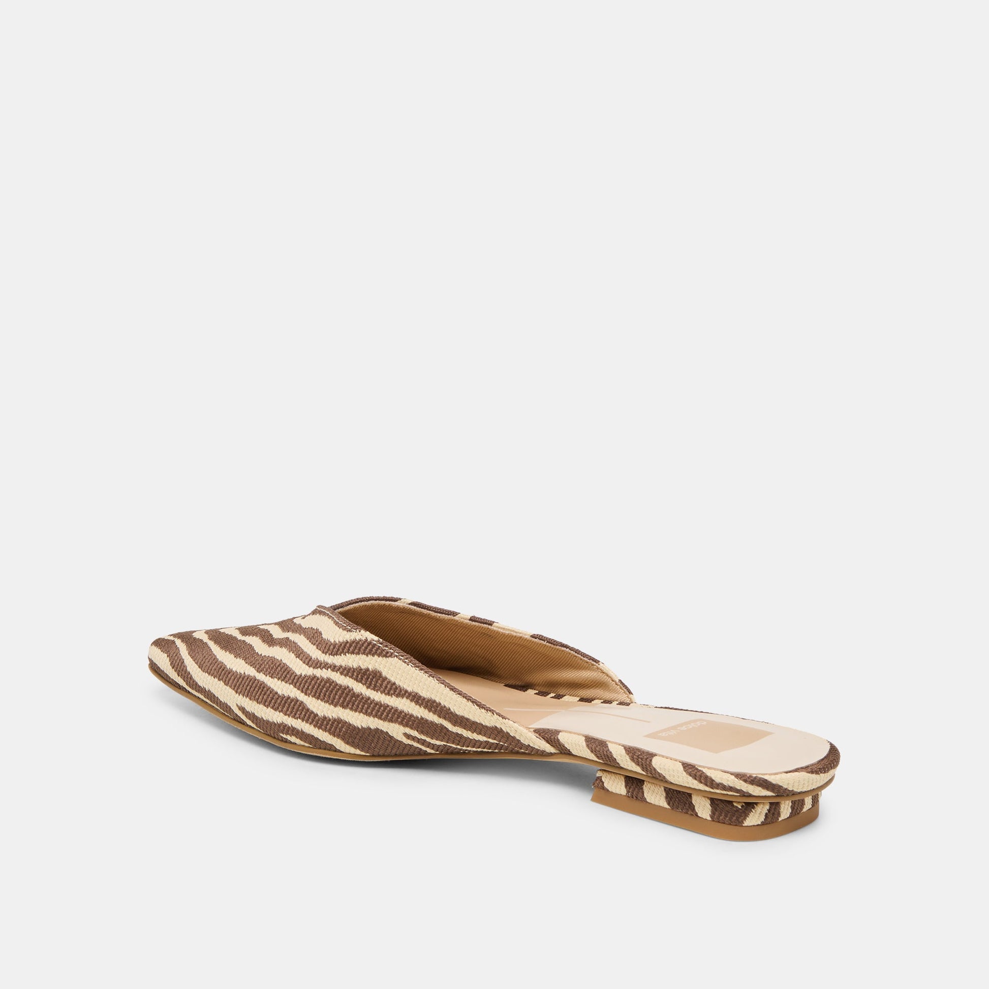 Elm Beige Zebra Raffia Flats Dolce Vita Discount