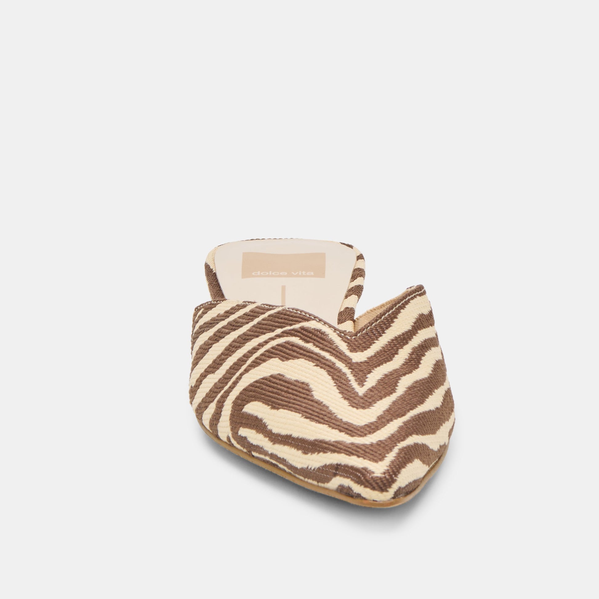 Elm Beige Zebra Raffia Flats Dolce Vita Discount