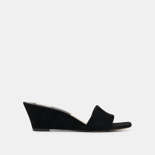 Qaily Onyx Suede Wedges Dolce Vita Online