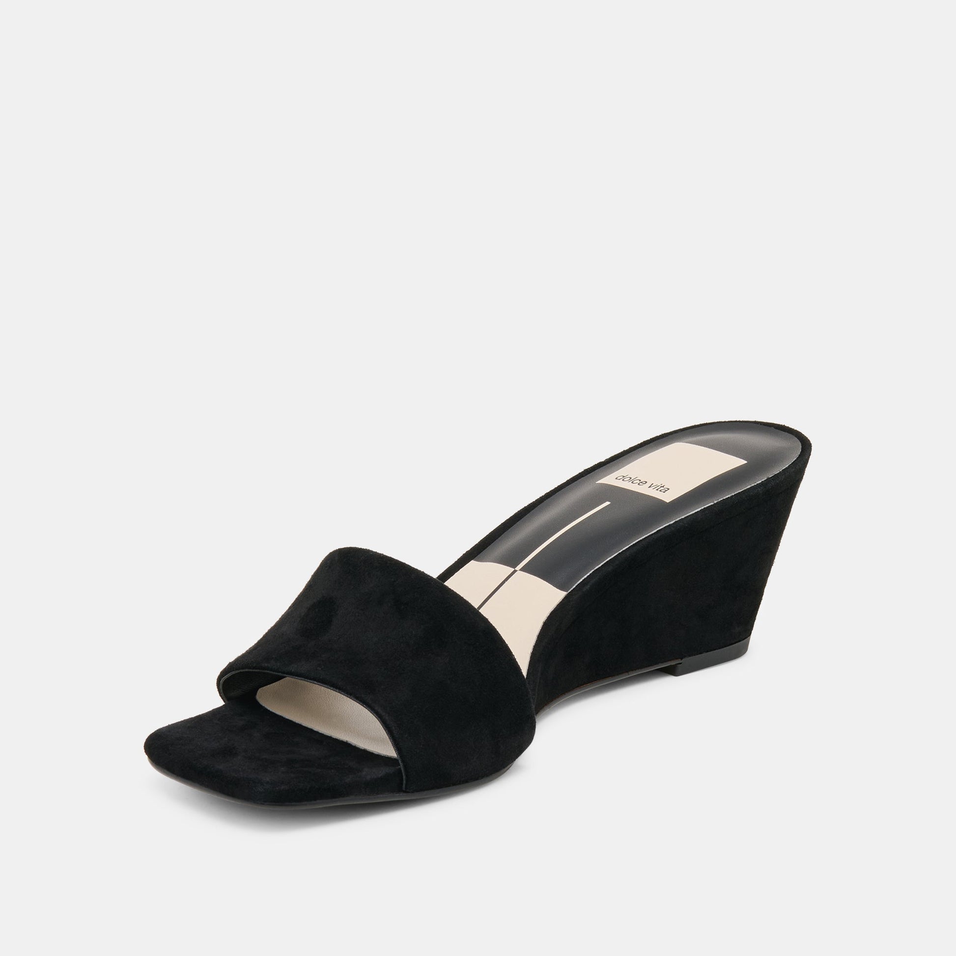 Qaily Onyx Suede Wedges Dolce Vita Online