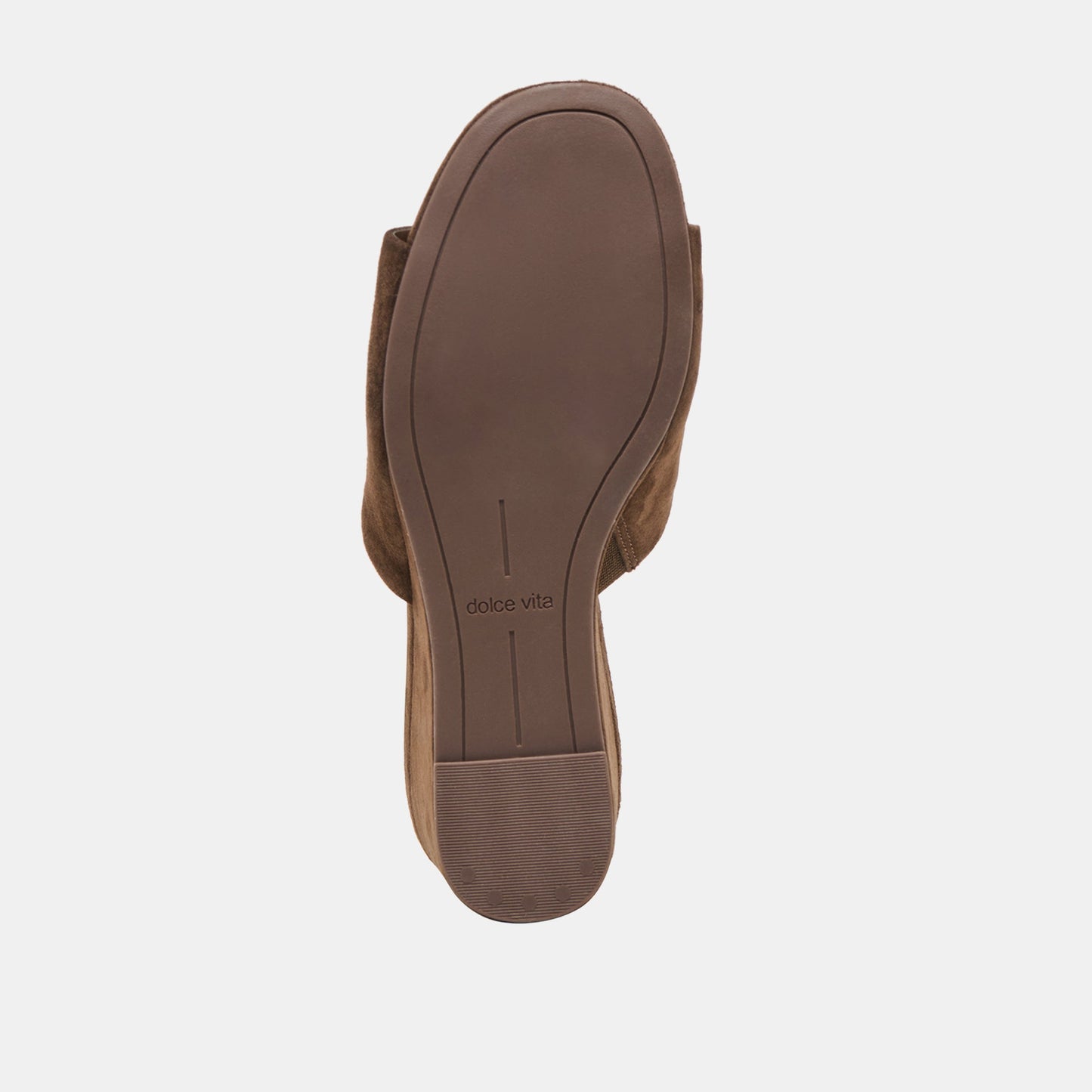 Holta Dk Brown Suede Wedges Dolce Vita New