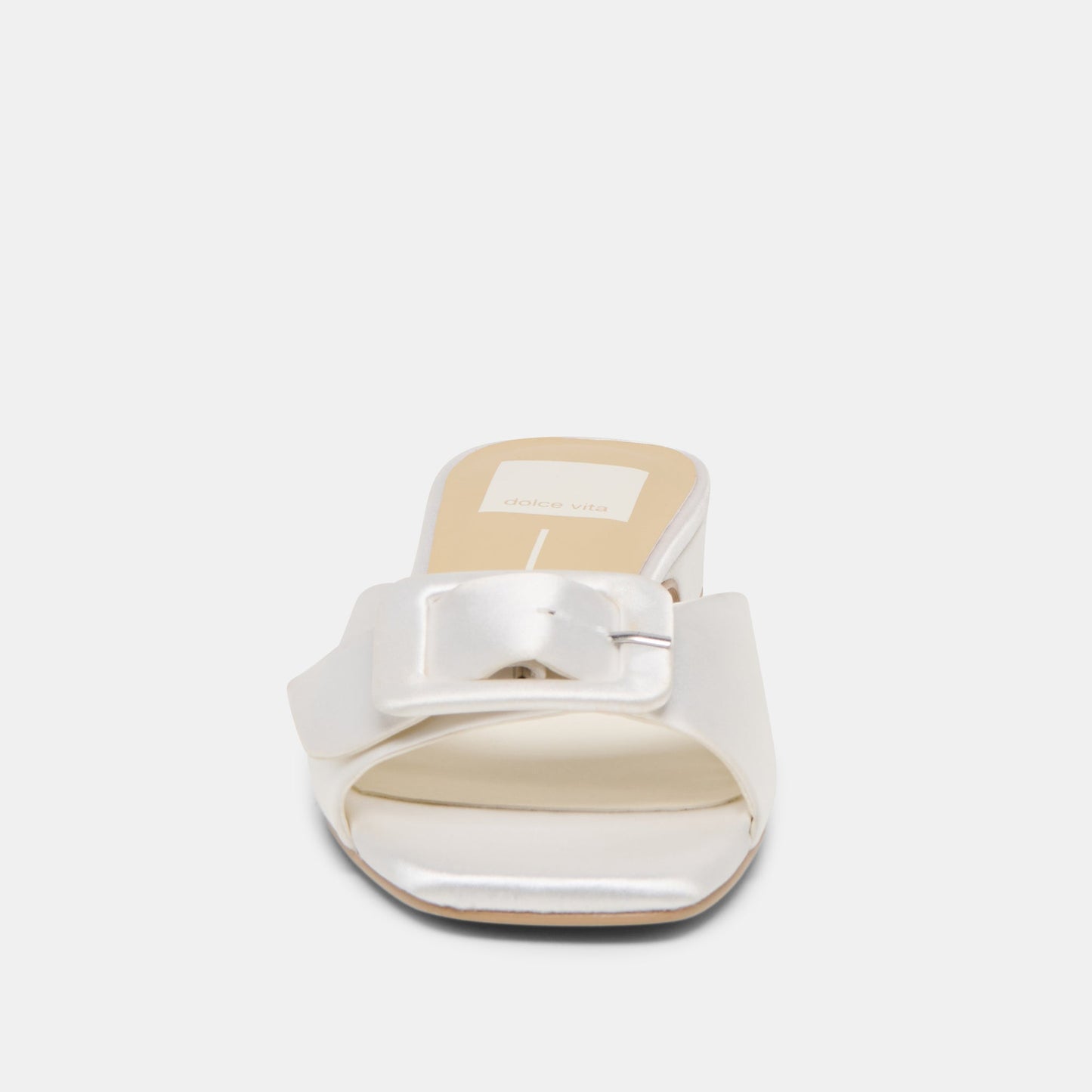 Edina True White Satin Sandals Dolce Vita Discount