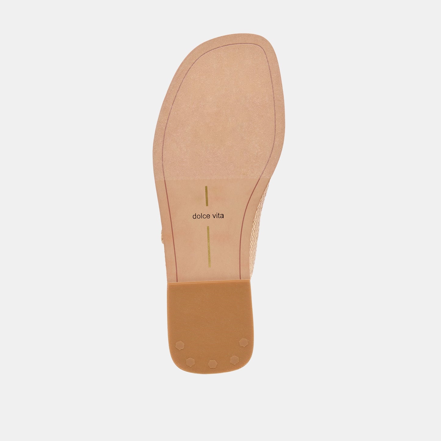 FIN Sand Raffia Open-Toe Slide Sandals Dolce Vita For sale