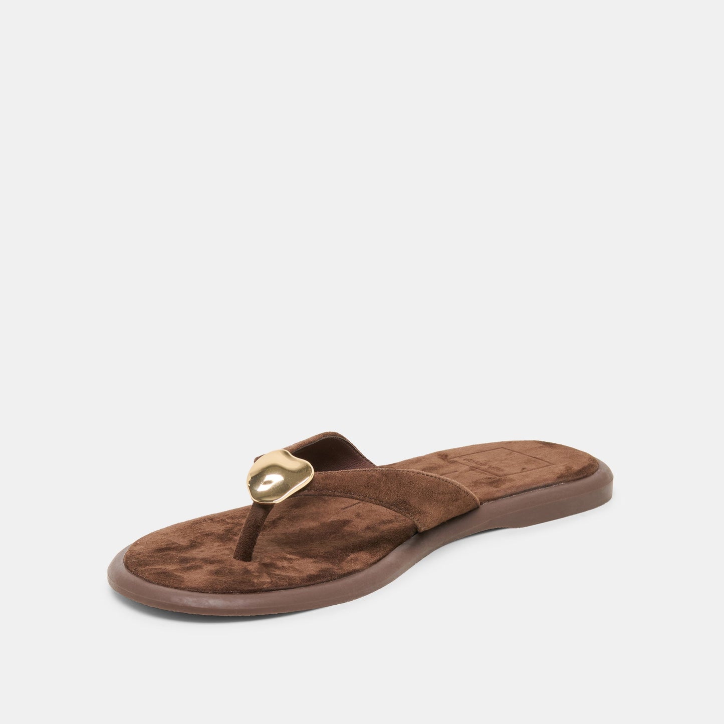 Jaina Dk Brown Suede Sandals Dolce Vita us