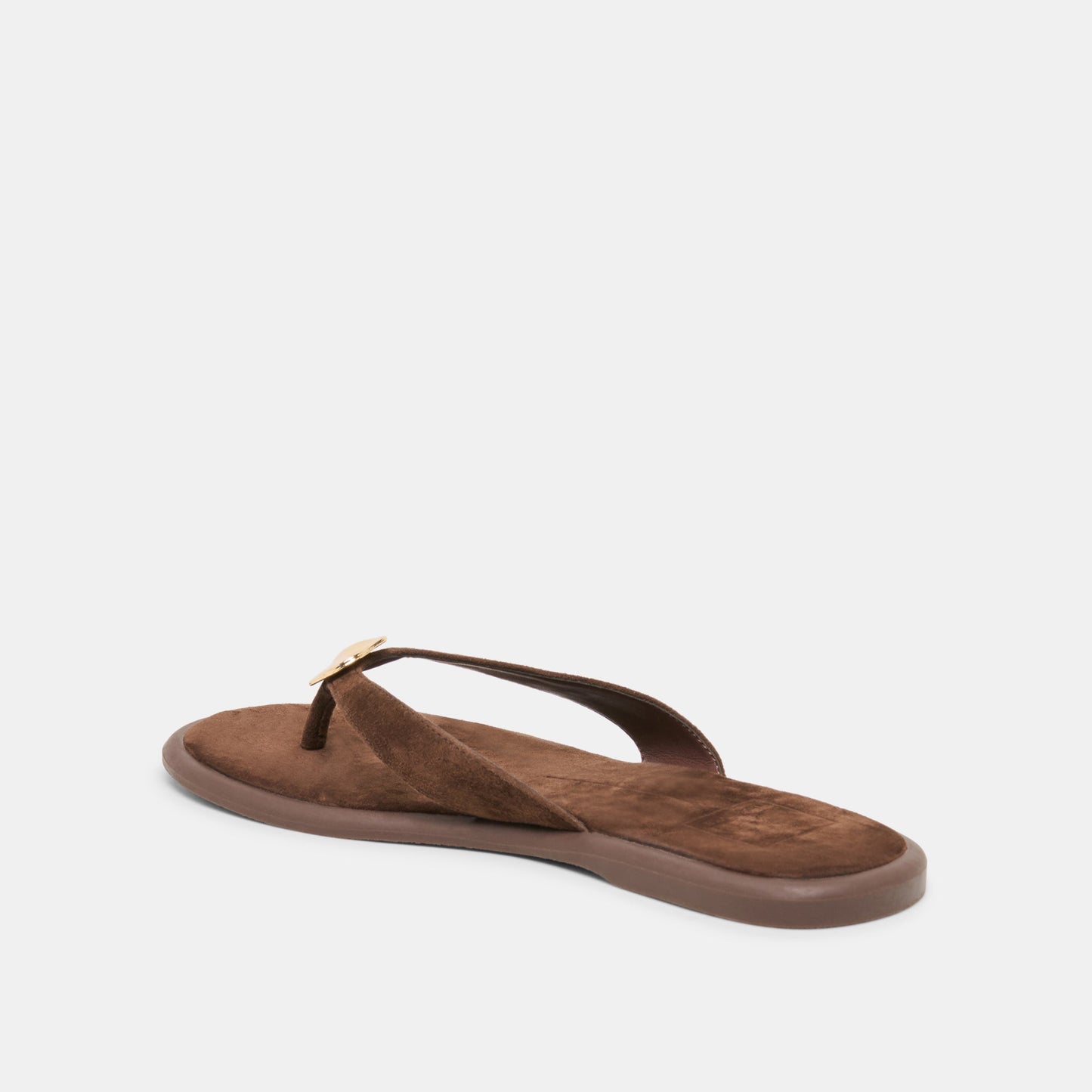 Jaina Dk Brown Suede Sandals Dolce Vita us