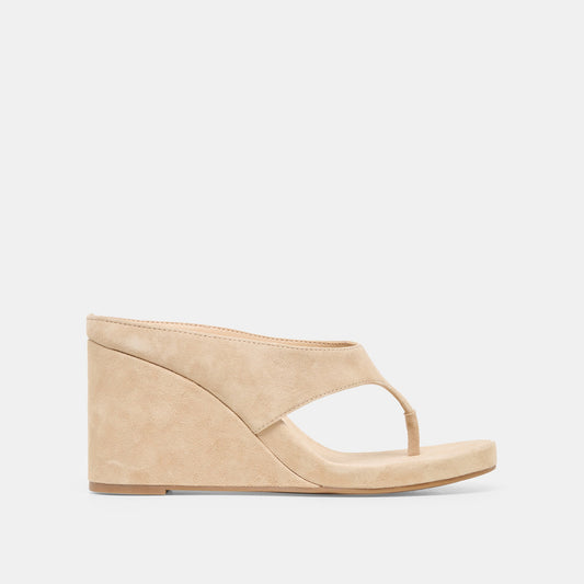 Hinna Camel Suede Wedges Dolce Vita New