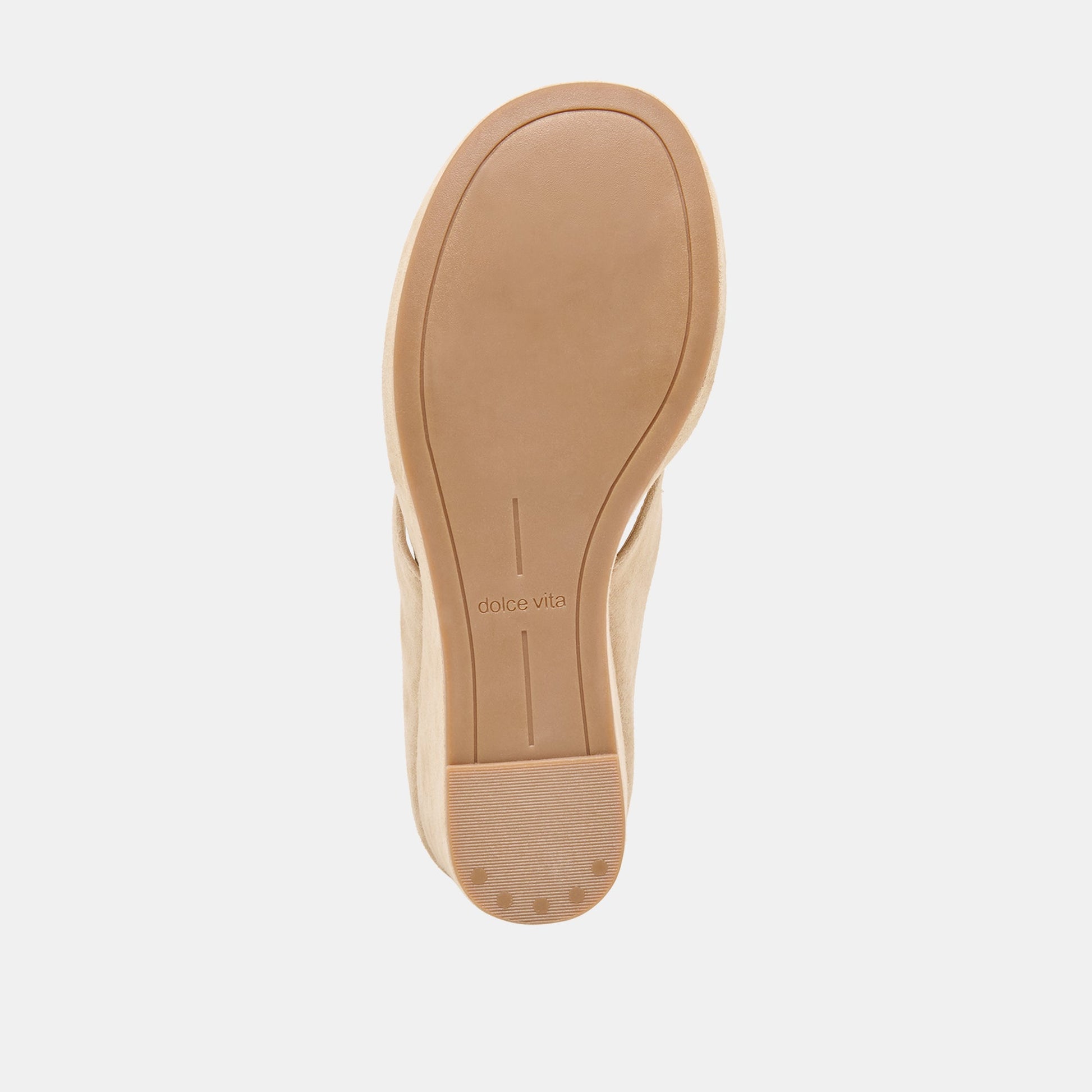 Hinna Camel Suede Wedges Dolce Vita New