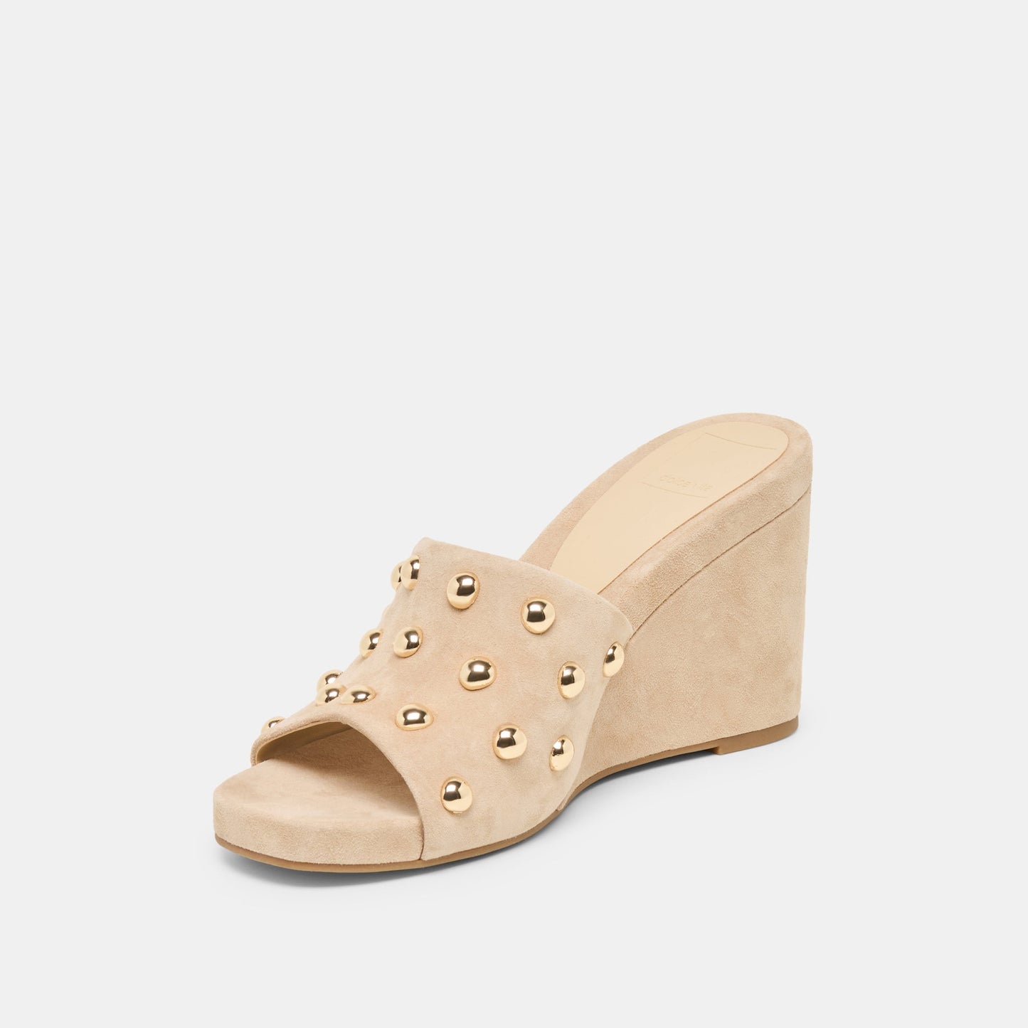Holta Stud Camel Suede Wedges Dolce Vita Online