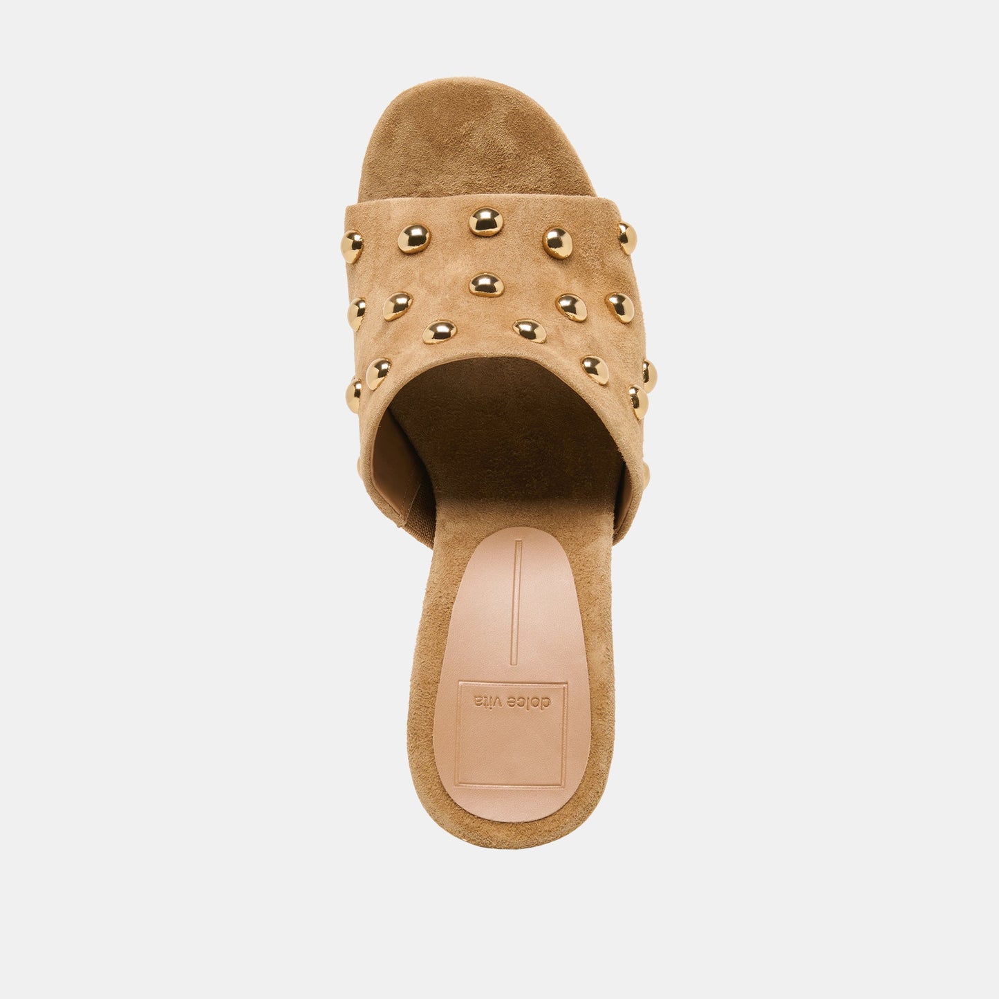 Holta Stud Lt Brown Suede Wedges Dolce Vita Sale
