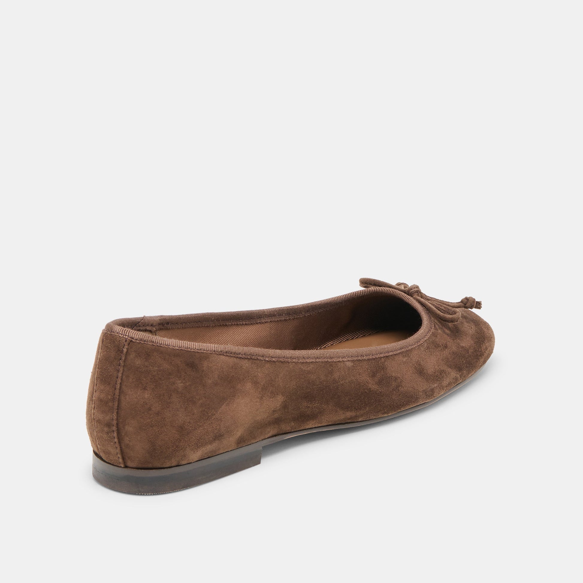 Ritla Wide Dk Brown Suede Ballet Flats Dolce Vita For sale