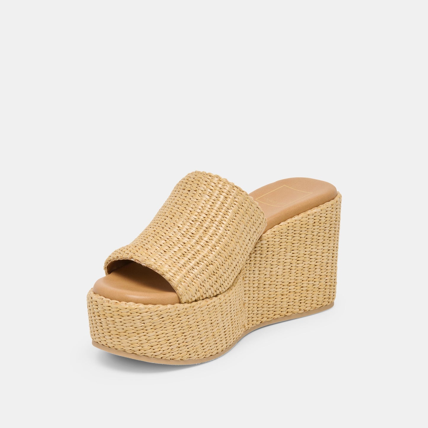 Joclyn Wide Lt Natural Raffia Wedges Dolce Vita Online
