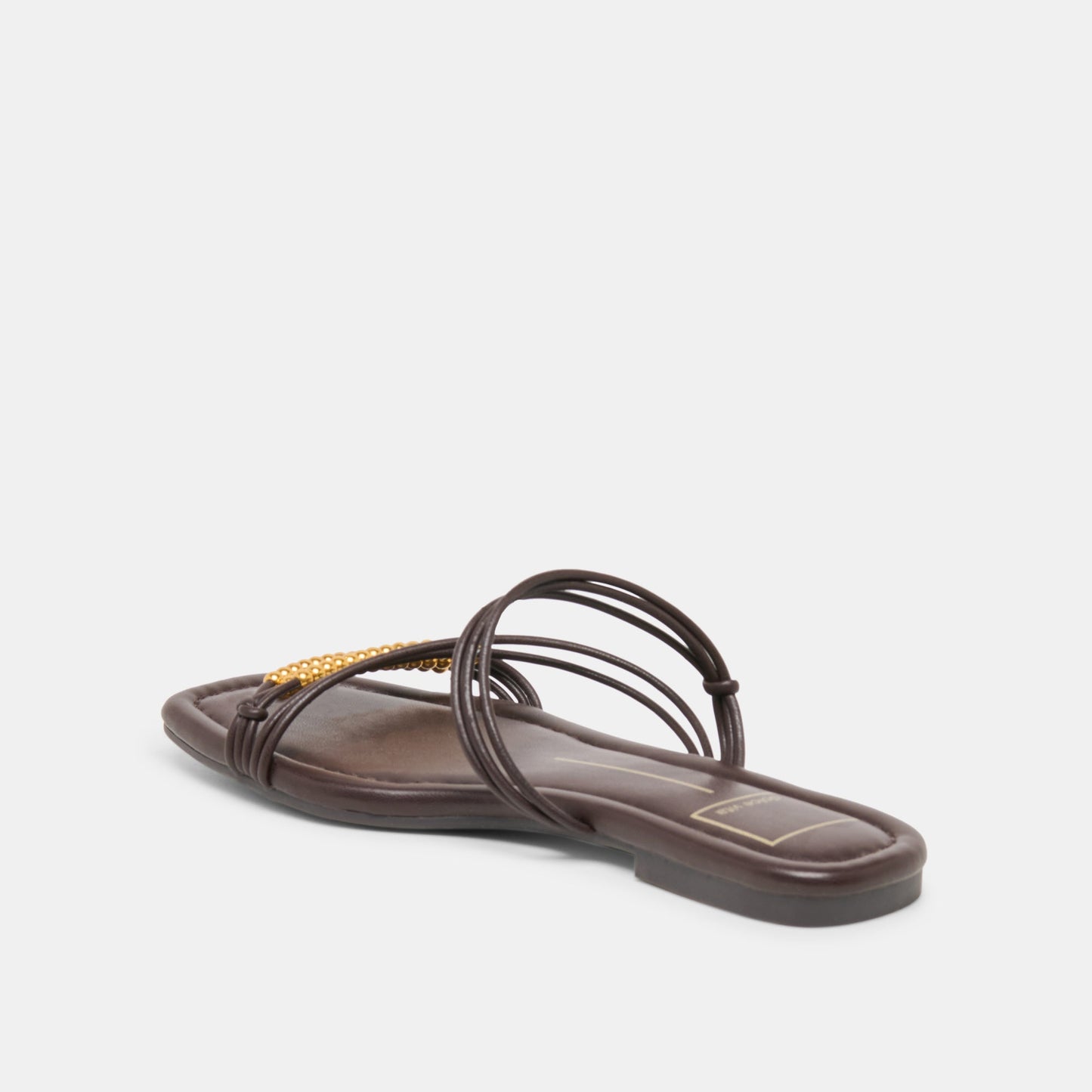 LYNDEE BEAD Espresso Stella Strappy Open-Toe Sandals Dolce Vita Sale