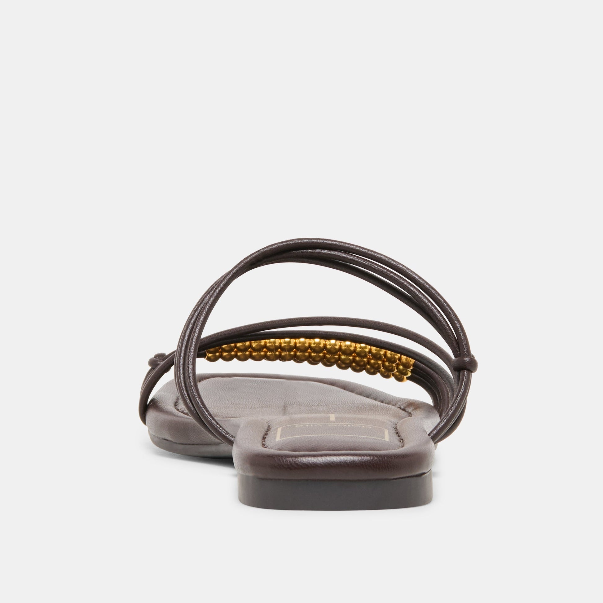 LYNDEE BEAD Espresso Stella Strappy Open-Toe Sandals Dolce Vita Sale