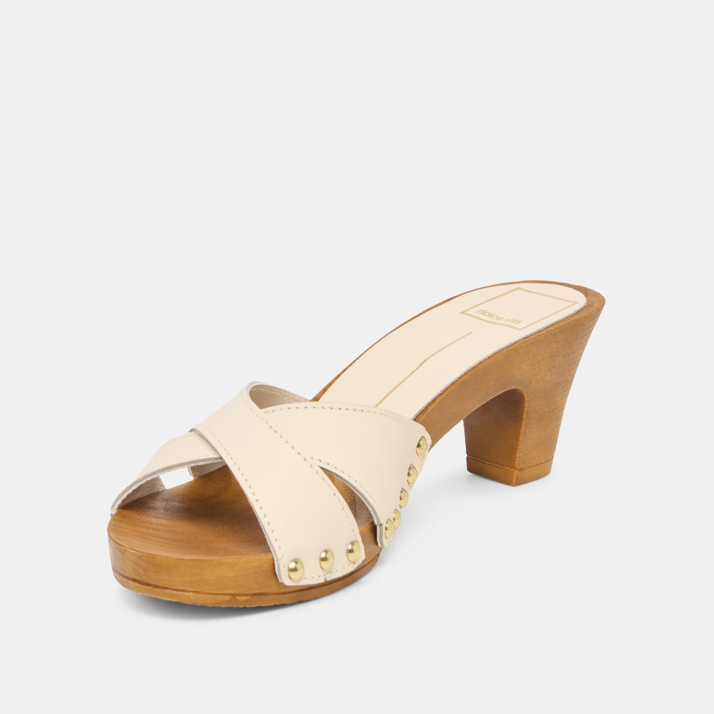 Averie Bone Leather Heels Dolce Vita Outlet