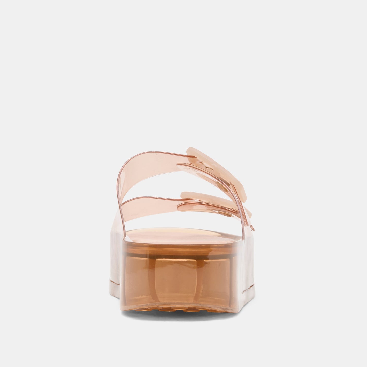 JULIO X Mocha Vinyl Jelly Platform Sandals Dolce Vita us
