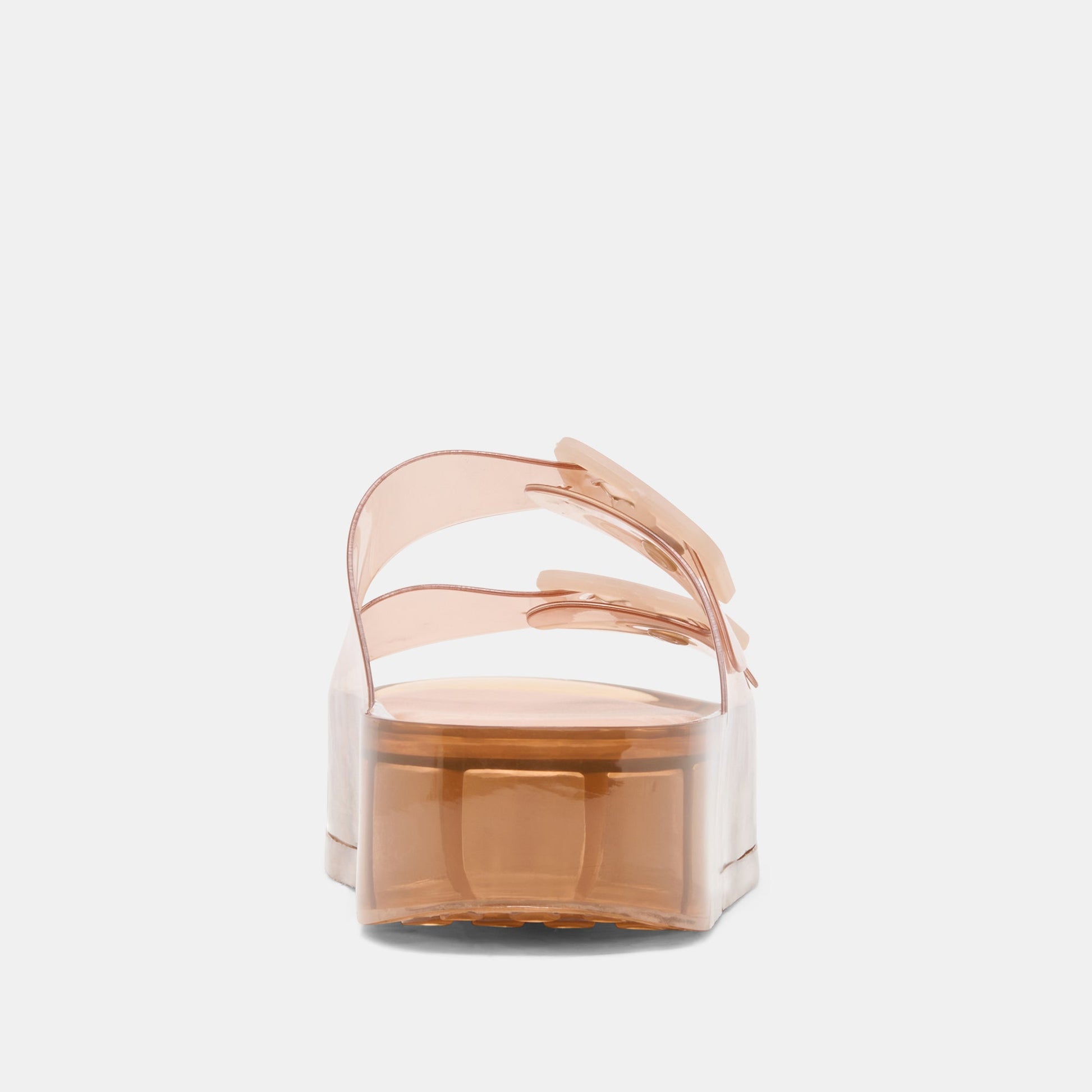 JULIO X Mocha Vinyl Jelly Platform Sandals Dolce Vita us