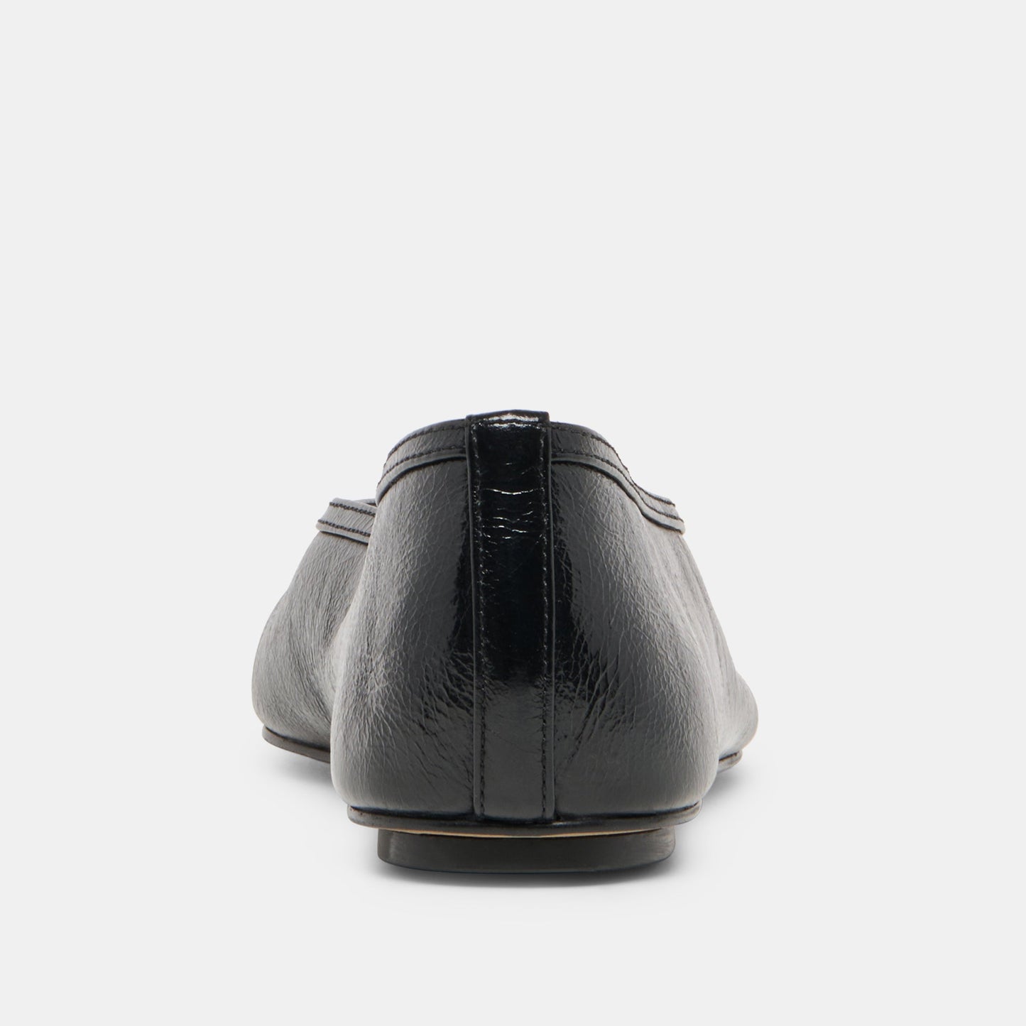 CARET Black Leather Pointed-Toe Ballet Flats Dolce Vita Outlet