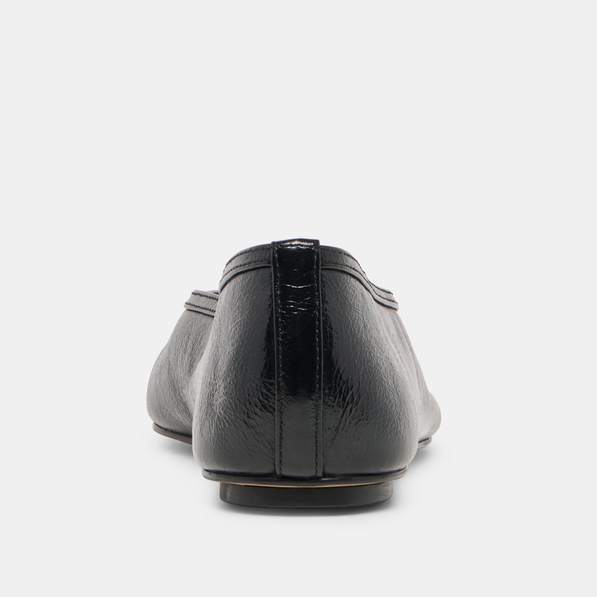 CARET Black Leather Pointed-Toe Ballet Flats Dolce Vita Outlet