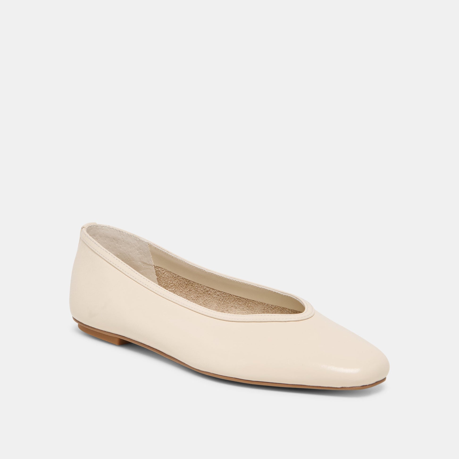 CARET Bone Leather Pointed-Toe Ballet Flats Dolce Vita For sale