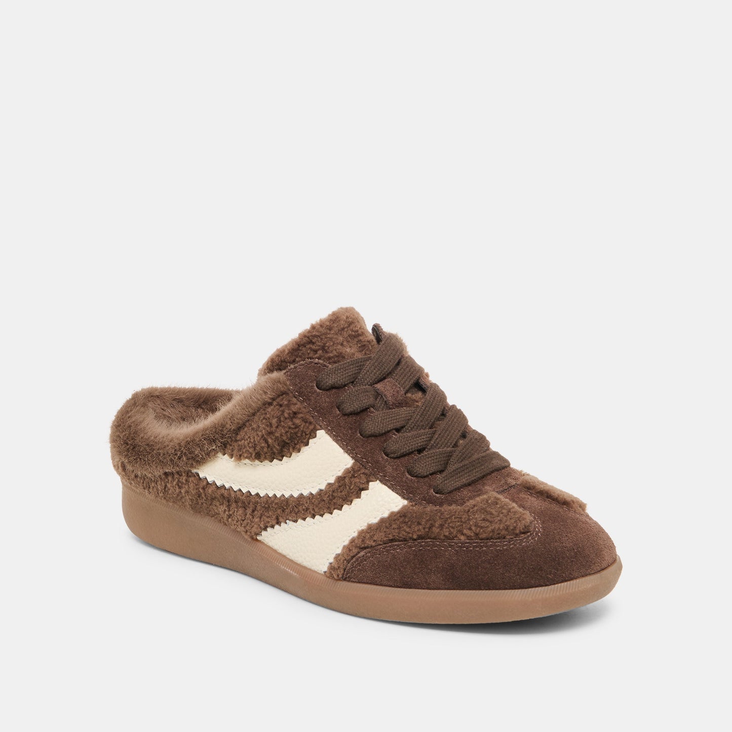 Merit Slide Plush Dk Brown Plush Sneakers Dolce Vita us