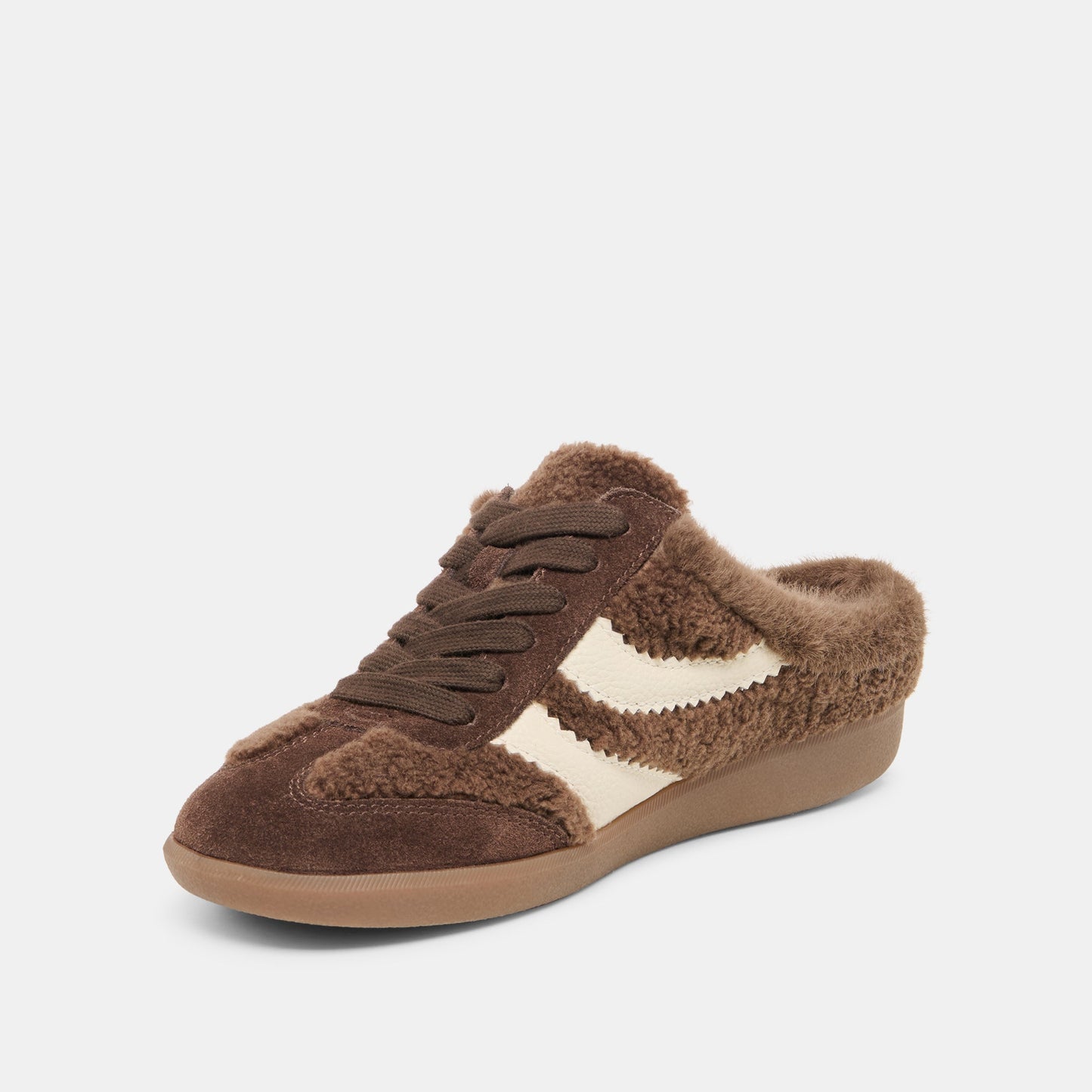 Merit Slide Plush Dk Brown Plush Sneakers Dolce Vita us