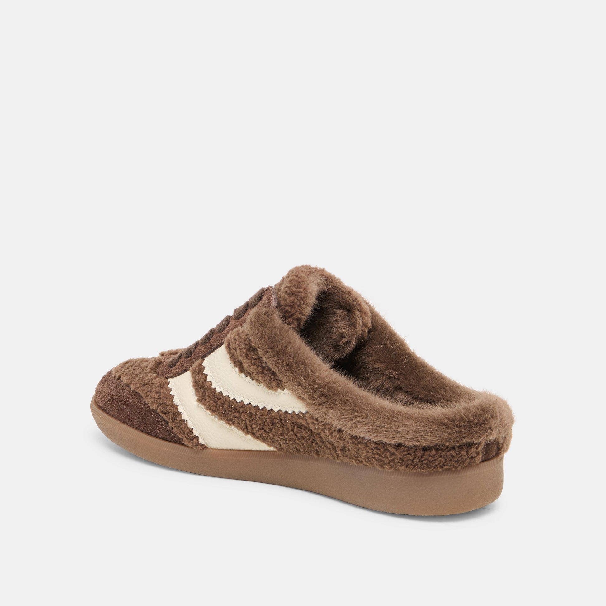 Merit Slide Plush Dk Brown Plush Sneakers Dolce Vita us