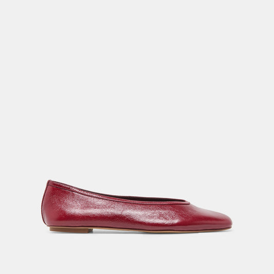 CARET Garnet Leather Pointed-Toe Ballet Flats Dolce Vita Discount