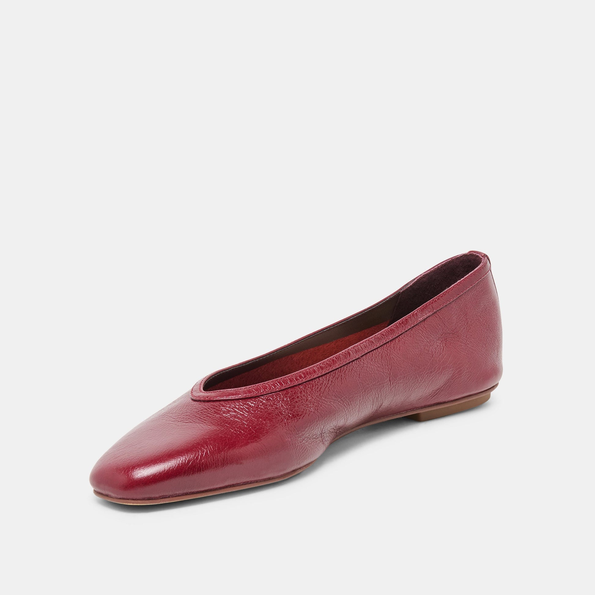 CARET Garnet Leather Pointed-Toe Ballet Flats Dolce Vita Discount