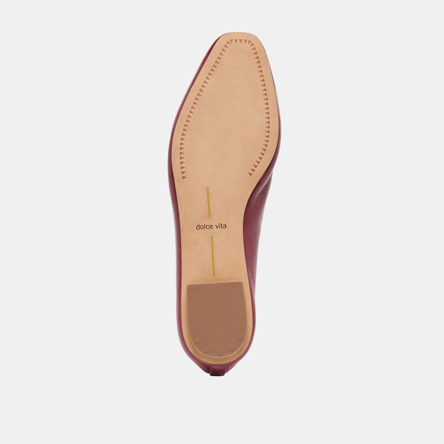 CARET Garnet Leather Pointed-Toe Ballet Flats Dolce Vita Discount