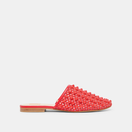 Rova Bead Chili Beaded Mesh Flats Dolce Vita Discount