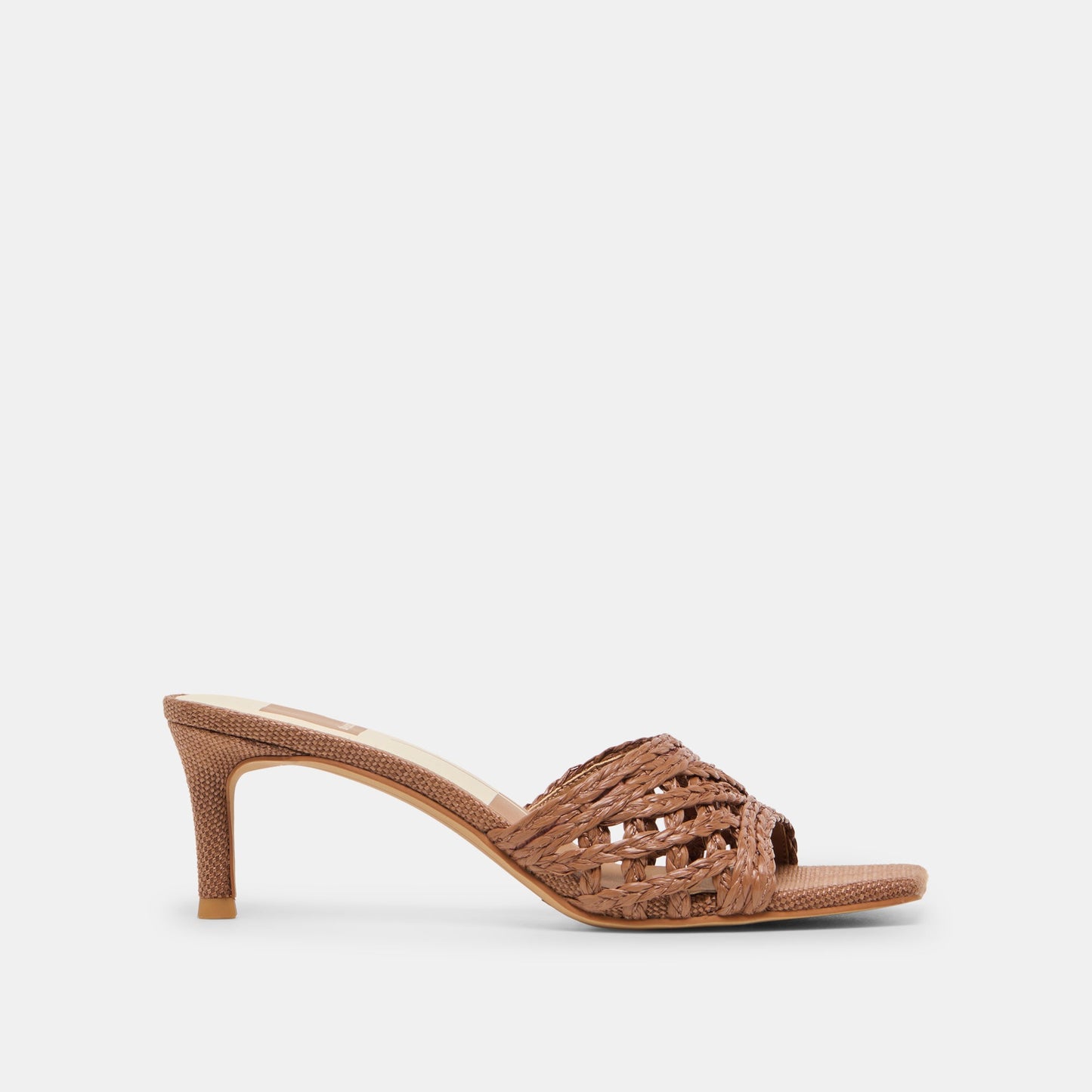 Bowen Cognac Raffia Heels Dolce Vita On sale