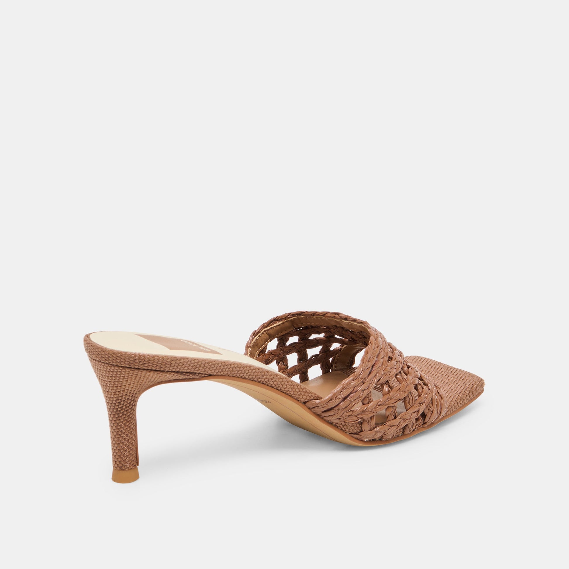 Bowen Cognac Raffia Heels Dolce Vita On sale