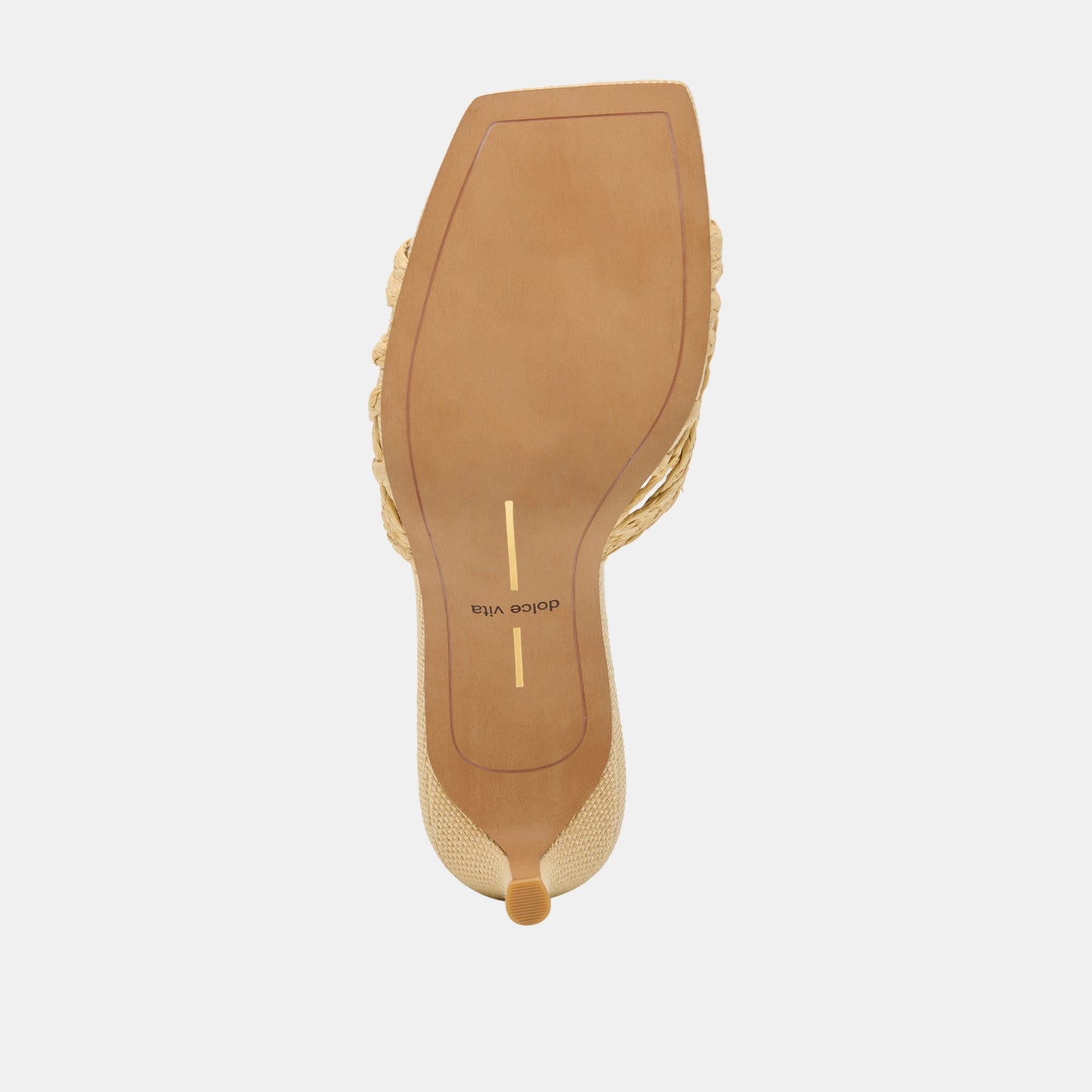 Bowen Lt Natural Raffia Heels Dolce Vita us