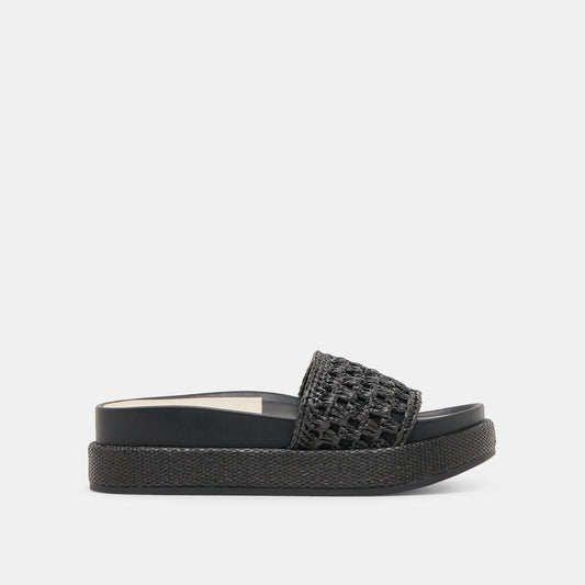 SIDONA SANDALS ONYX RAFFIA
 – Dolce Vita Dolce Vita Outlet
