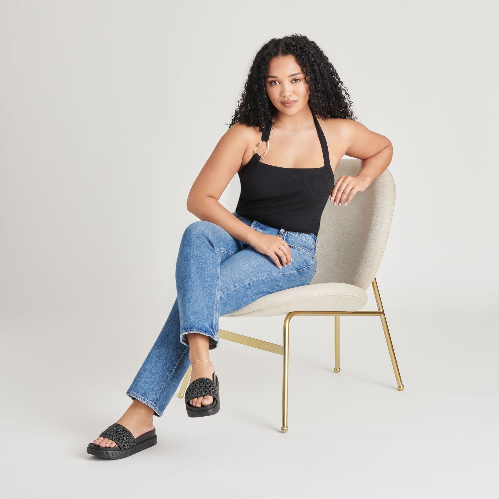 SIDONA SANDALS ONYX RAFFIA
 – Dolce Vita Dolce Vita Outlet