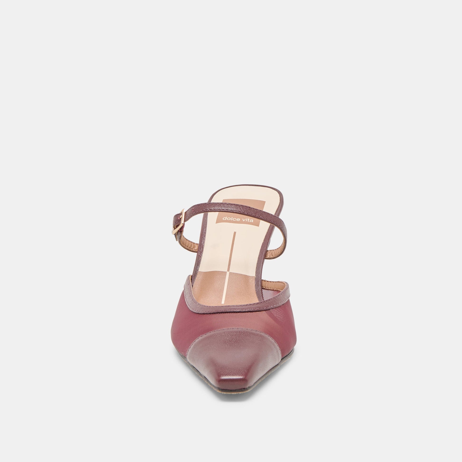 Loyd Burgundy Mesh Heels Dolce Vita On sale
