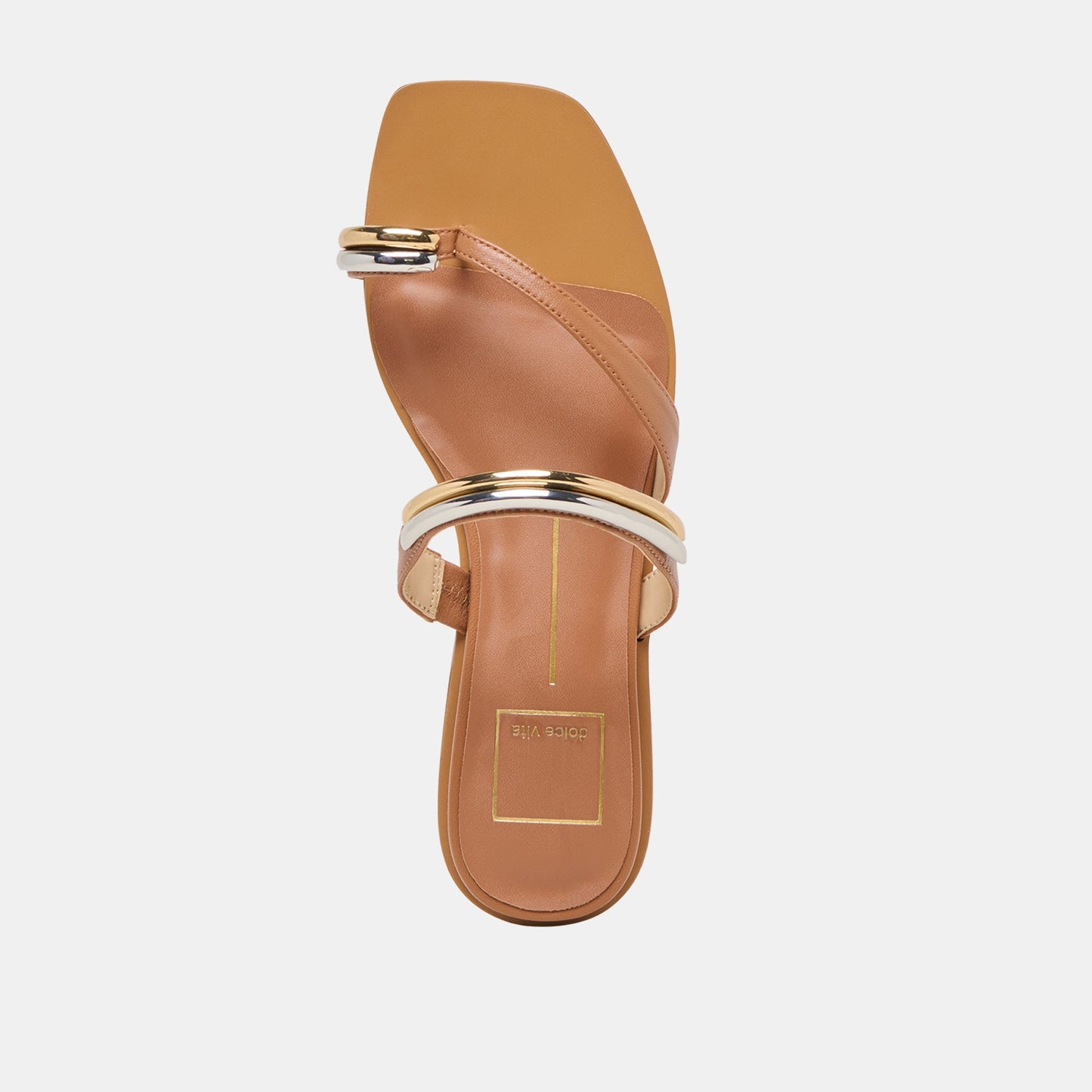 Tarina Caramel Leather Sandals Dolce Vita For sale