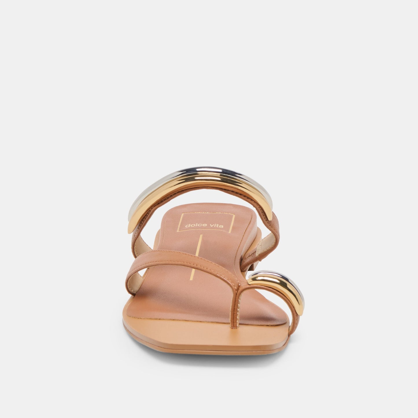 Tarina Caramel Leather Sandals Dolce Vita For sale