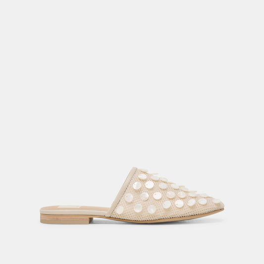 Rova Bead Ivory Disc Mesh Flats Dolce Vita Discount
